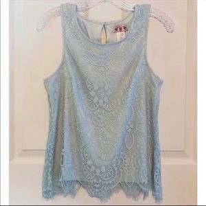 NWT Trixxi Lace Top